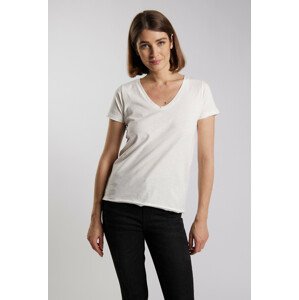 Monnari Trička Tričko s hlubokým výstřihem Multi White XL