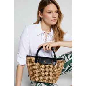 Monnari Tašky Textilní taška pro ženy Shopper Multi Black OS