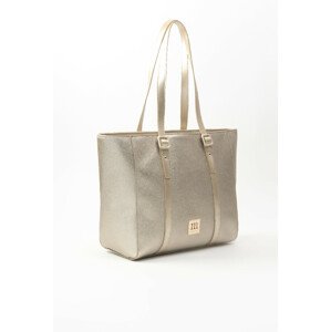 Monnari Bags Dámská nákupní taška s ozdobnými pruhy Gold OS