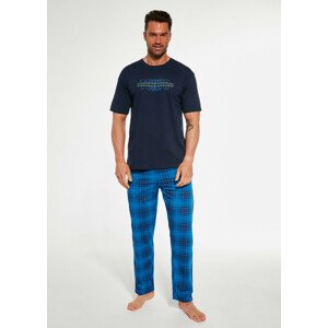 Pánské pyžamo Cornette 134/246 Tokyo kr/r M-2XL tmavě modrá S