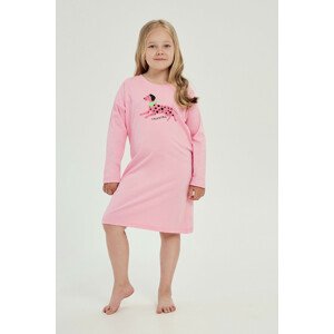 Dívčí noční košile 3044 RUBY Candy Pink 134