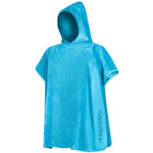 AQUA SPEED Pončo ručník 02 Blue 70 cm x 120 cm