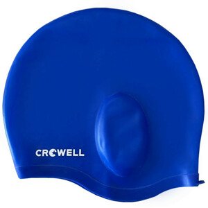 Plavecká čepice Crowell Ear Bora v modré barvě.1 NEPLATÍ