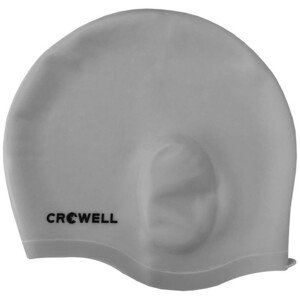 Plavecká čepice Crowell Ear Bora ve stříbrné barvě.4 NEPLATÍ