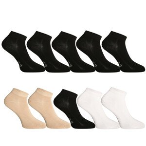 10PACK ponožky Gino bambusové vícebarevné (82005) 45-47