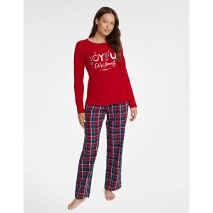 Dámské pyžamo Glance 40938-33X Červená - Henderson Ladies M