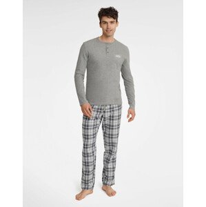Pyžamo Usher 40946-90X Grey melange - Henderson XL