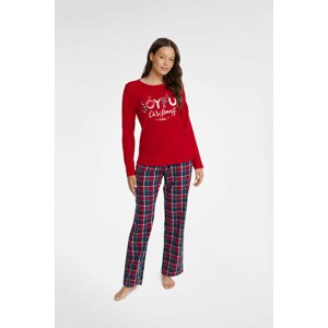 Dámské pyžamo GLANCE 40938 AW23 Červená XL