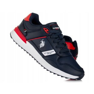 Pánská sportovní obuv UP12M68089-DBL-RED02 Tmavě modrá s červenou - U.S. Polo Assn.  tm.modrá-červená-bílá-modrá 45