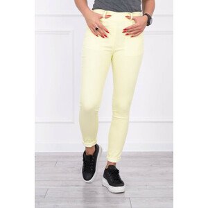 Kalhoty v barvě denim yellow XL-2XL-3XL