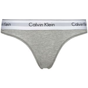 Spodní prádlo Dámské kalhotky THONG 0000F3786E020 - Calvin Klein XL