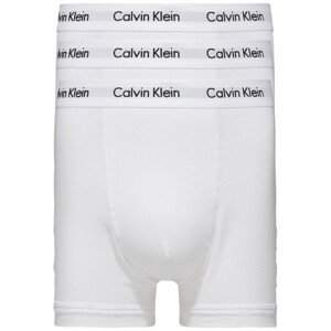 Pánské trenky 3 Pack Trunks Cotton Stretch 0000U2662G100 bílá - Calvin Klein S
