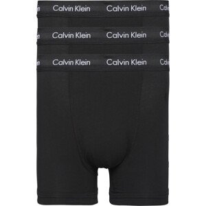 Pánské trenky 3 Pack Trunks Cotton Stretch 0000U2662GXWB černá/tmavě modrá/modrá - Calvin Klein S