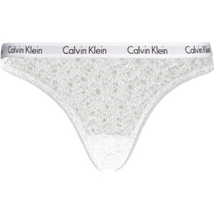 Dámské kalhotky Bikini Briefs Carousel 000QD3860E100 bílá - Calvin Klein L