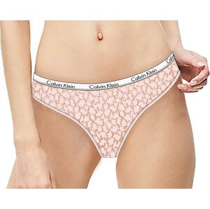 Dámské kalhotky Bikini Briefs Carousel 000QD3860EETE světle růžová - Calvin Klein M