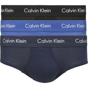 Pánské spodní prádlo 3P HIP BRIEF 0000U2661G4KU - Calvin Klein XS