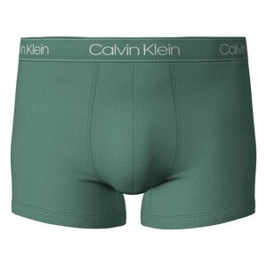 Pánské trenky Trunks Essential Calvin 000NB2864A2WZ zelená - Calvin Klein M