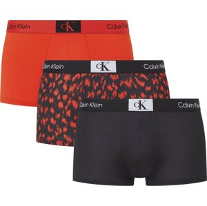 Pánské spodní prádlo LOW RISE TRUNK 3PK 000NB3532ADRO - Calvin Klein XL