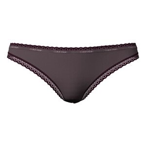 Spodní prádlo Dámské kalhotky THONG 000QD3763EAD4 - Calvin Klein L