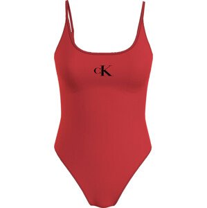 Dámské jednodílné plavky SCOOP BACK ONE PIECE KW0KW01997XNE - Calvin Klein XL
