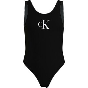 Dívčí jednodílné plavky KY0KY00033BEH - Calvin Klein 12-14