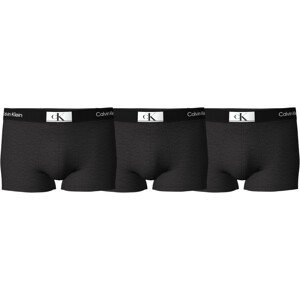 Pánské boxerky 3 Pack Boxer Briefs CK96 000NB3529AUB1 černá - Calvin Klein XS