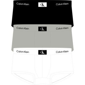 Pánské spodní prádlo LOW RISE TRUNK 3PK 000NB3532AFRQ - Calvin Klein XS