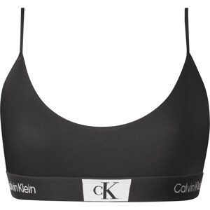 Dámská podprsenka String Bralette CK96 000QF7216EUB1 černá - Calvin Klein S