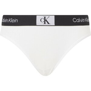 Dámské kalhotky Bikini Briefs CK96 000QF7222E100 bílá - Calvin Klein XS