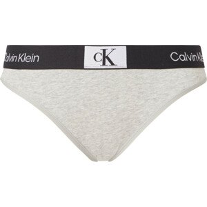 Dámské kalhotky Bikini Briefs CK96 000QF7222EP7A šedá - Calvin Klein XL