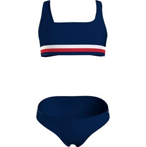 Dívčí plavky GLOBAL STRIPE BIKINI SET UG0UG00667DW5 tmavě modrá - Tommy Hilfiger 12-14
