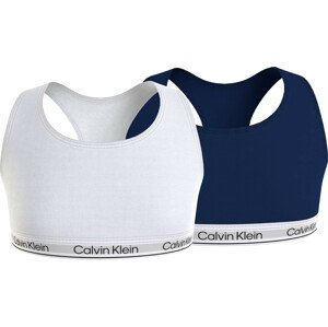 Dívčí spodní prádlo 2PK BRALETTE G80G8006240WT - Calvin Klein 12-14