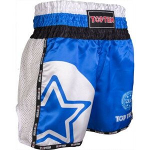 Top Ten "Wako Star" kickboxerské šortky M 0418641-02M modrá-bílá+L