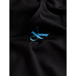 Dámské jednodílné plavky Swimsuit CK Monogram KW0KW01997BEH černá - Calvin Klein L