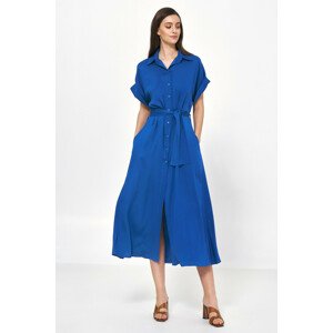 Dámské šaty S221 Blue - Nife 40/42 modrá