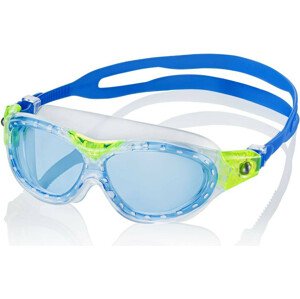 AQUA SPEED Plavecké brýle Marin Kid Blue/Yellow/Transparent Pattern 61 5-10 let