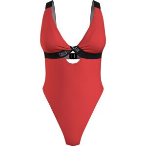 Dámské jednodílné plavky FASHION FIT ONE PIECE KW0KW02172SN6 - Calvin Klein XL