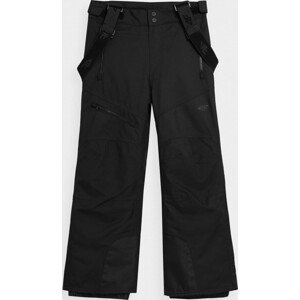 Dětské lyžařské kalhoty 4F HJZ22-JSPMN002 černé Černá 152