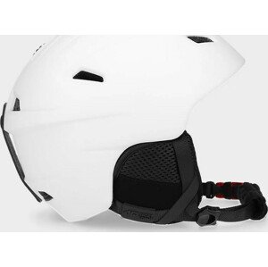 Dámská lyžařská helma 4F H4Z22-KSD002 bílá Bílá L/XL (55-59CM)
