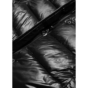 Lehká černá dámská zimní prošívaná bunda (Z2821-1) černá 50
