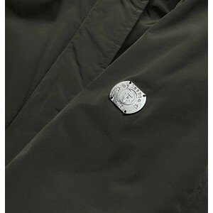 Dámská zimní bunda v khaki barvě (M21309) zielony S (36)
