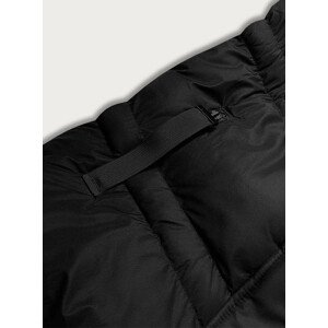 Černá dámská zimní bunda s kapucí (5M738-392) černá S (36)