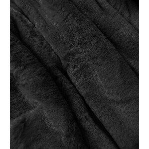 Teplá černá oboustranná dámská zimní bunda (W610) černá S (36)