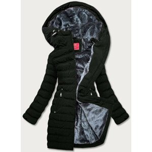 Černá dámská zimní bunda (M-21307) černá XXL (44)