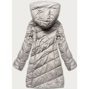 Béžová dámská zimní bunda (TY041-59) Béžová XL (42)