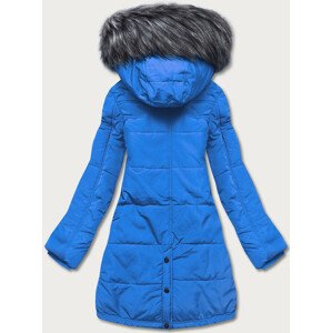 Světle modrá dámská zimní bunda (M-21305) Modrá S (36)