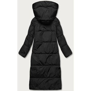 Černá dámská zimní bunda s kapucí (AG1-J9091) černá S (36)
