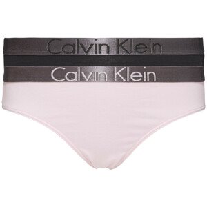 Dívčí kalhotky 2 Pack Girls Bikini Brief G80G800071037 černá/růžová - Calvin Klein 12-14