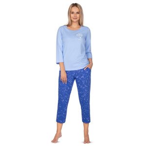 Dámské pyžamo Regina 646 3/4 2XL modrá XXL