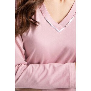 Dámské pyžamo 675 pink plus - Luna Růžová 3XL